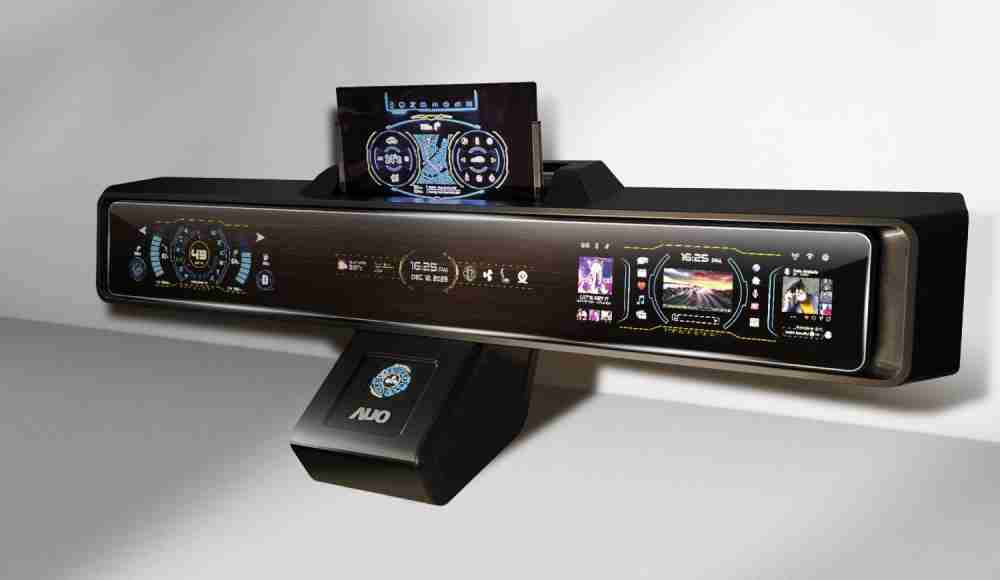 菠菜论坛Micro LED沉浸式车舱显示方案结合 可卷式、、、可伸缩的Micro LED应用并可呈现不同的质感纹路，，，展现人性化设计