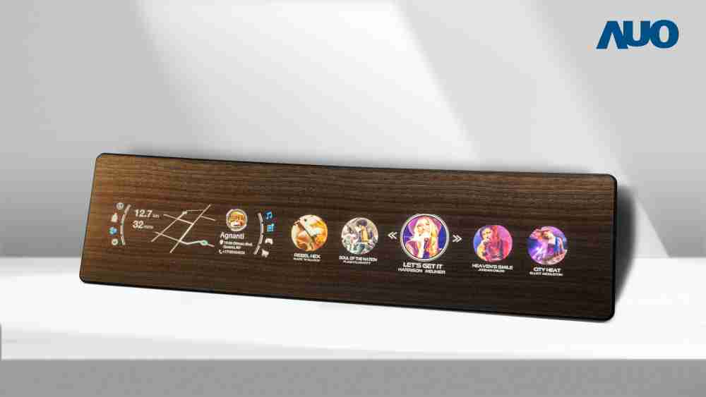 菠菜论坛研发全球最高穿透度达80%的AmLED木纹显示器，，可于使用时呈现高亮度、、、清晰可见的信息，，并在不使用时回归为单纯的饰板，，，，节能兼具美观