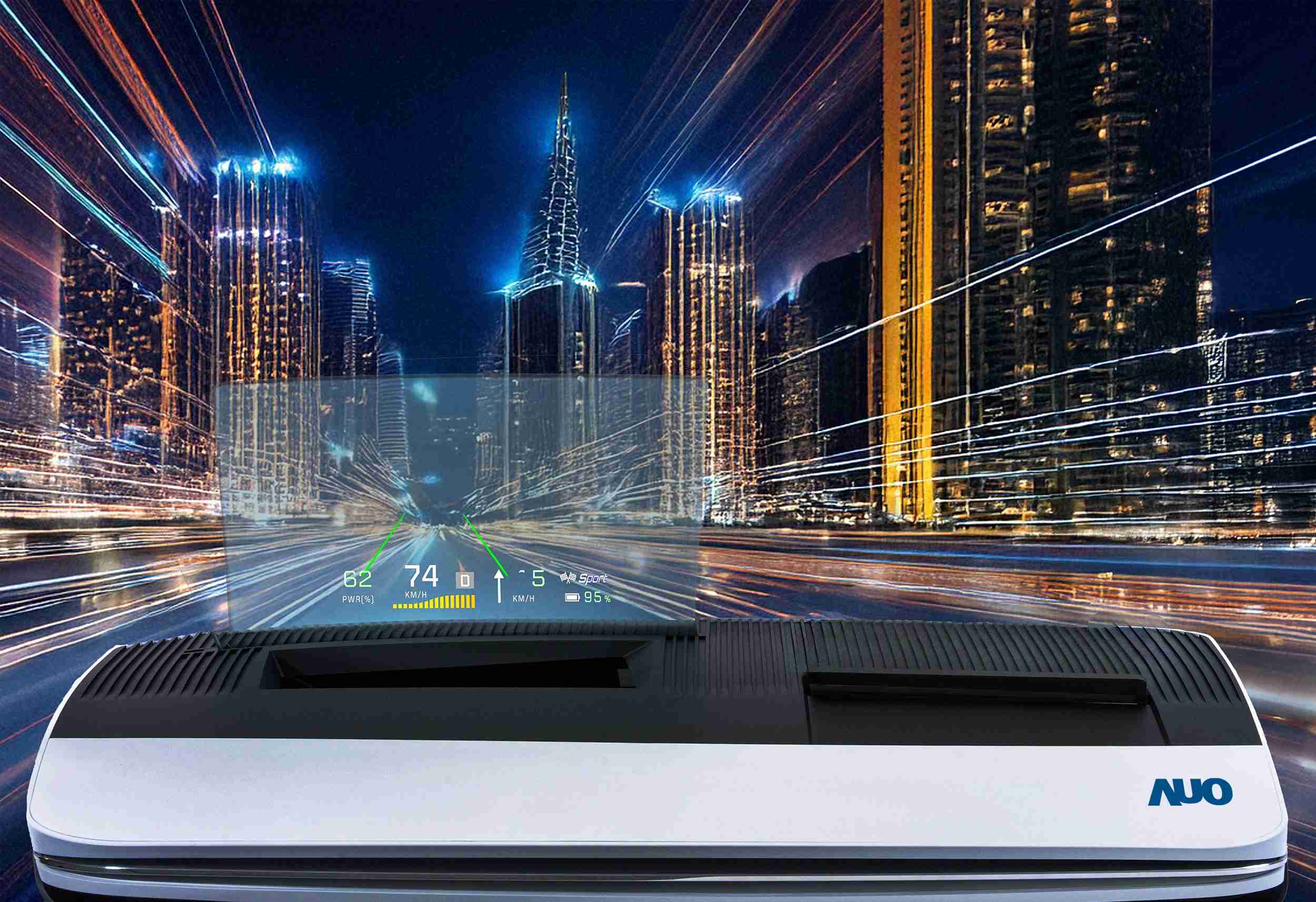 菠菜论坛推出13吋Micro LED抬头显示器，，，提供高入眼亮度、、、高色彩饱和度的显示质量，，在阳光下或黑暗中都清晰可见，，并利用Micro LED模块体积小的优势，，，解决车用空间有限的痛点